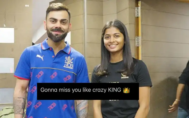 "Miss You Like Crazy" Shreyanka Patil Gets Emotional Over Virat Kohli’s Test Retirement